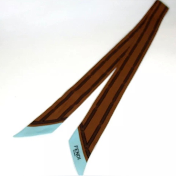 FENDI Signature Silk Scarf 😍❤️🔥 - Picture 3 of 10